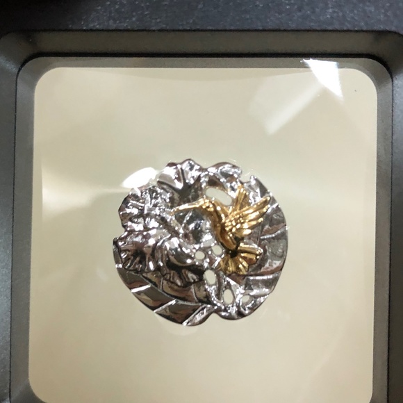 Rainforest Design®️Silver Collection - hummingbird - Picture 2 of 6